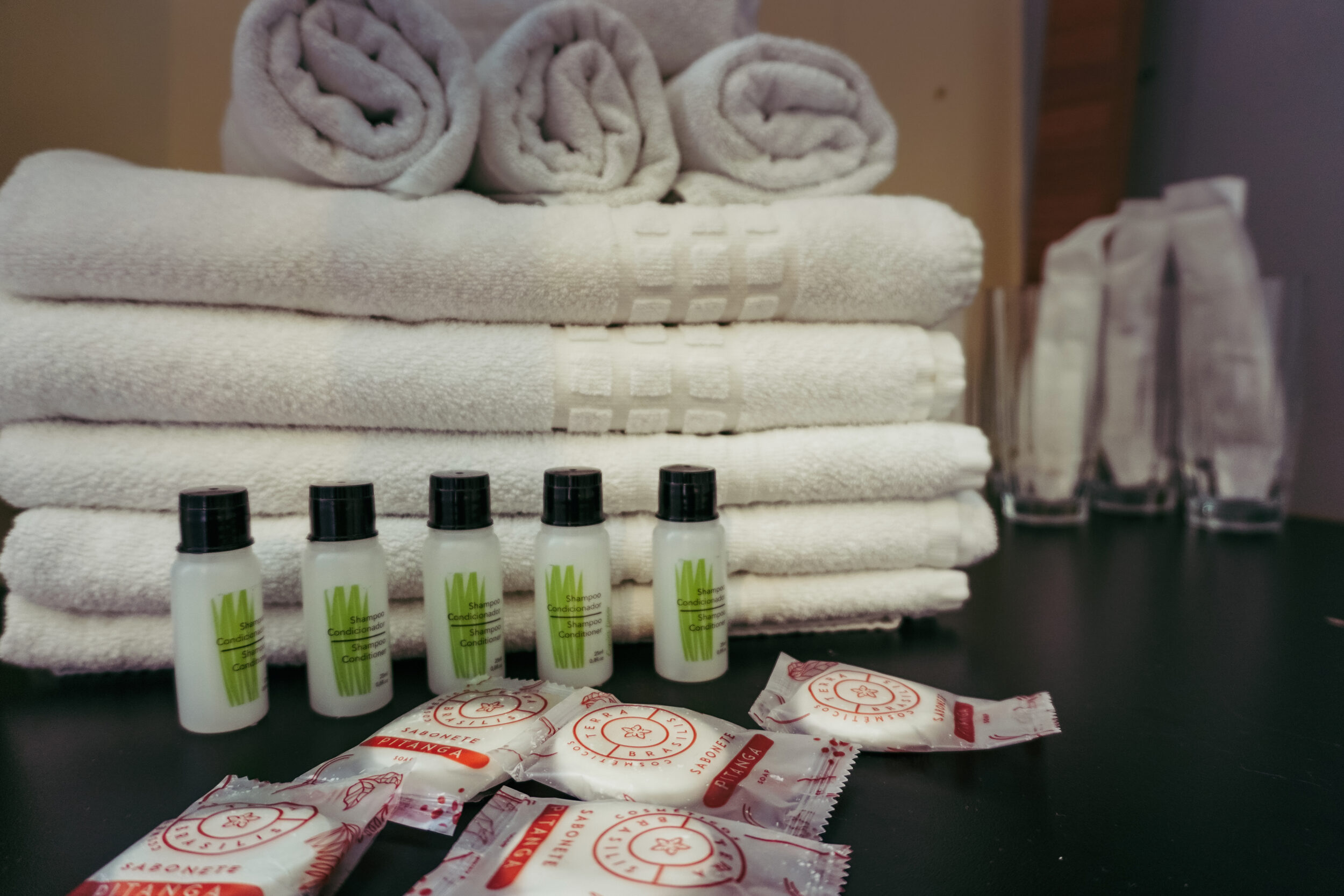 Amenidades dos quartos