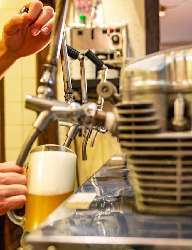 Chopeira em formato de moto