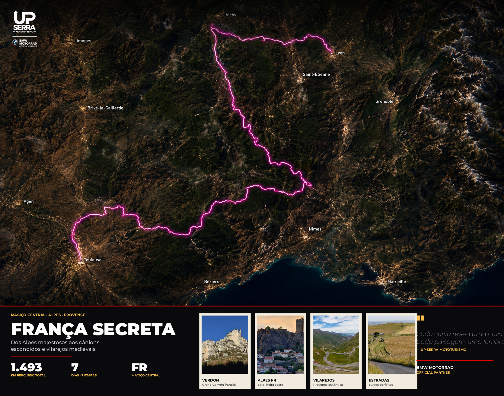 Map Secret France 2027 — UpSerra Mototurismo