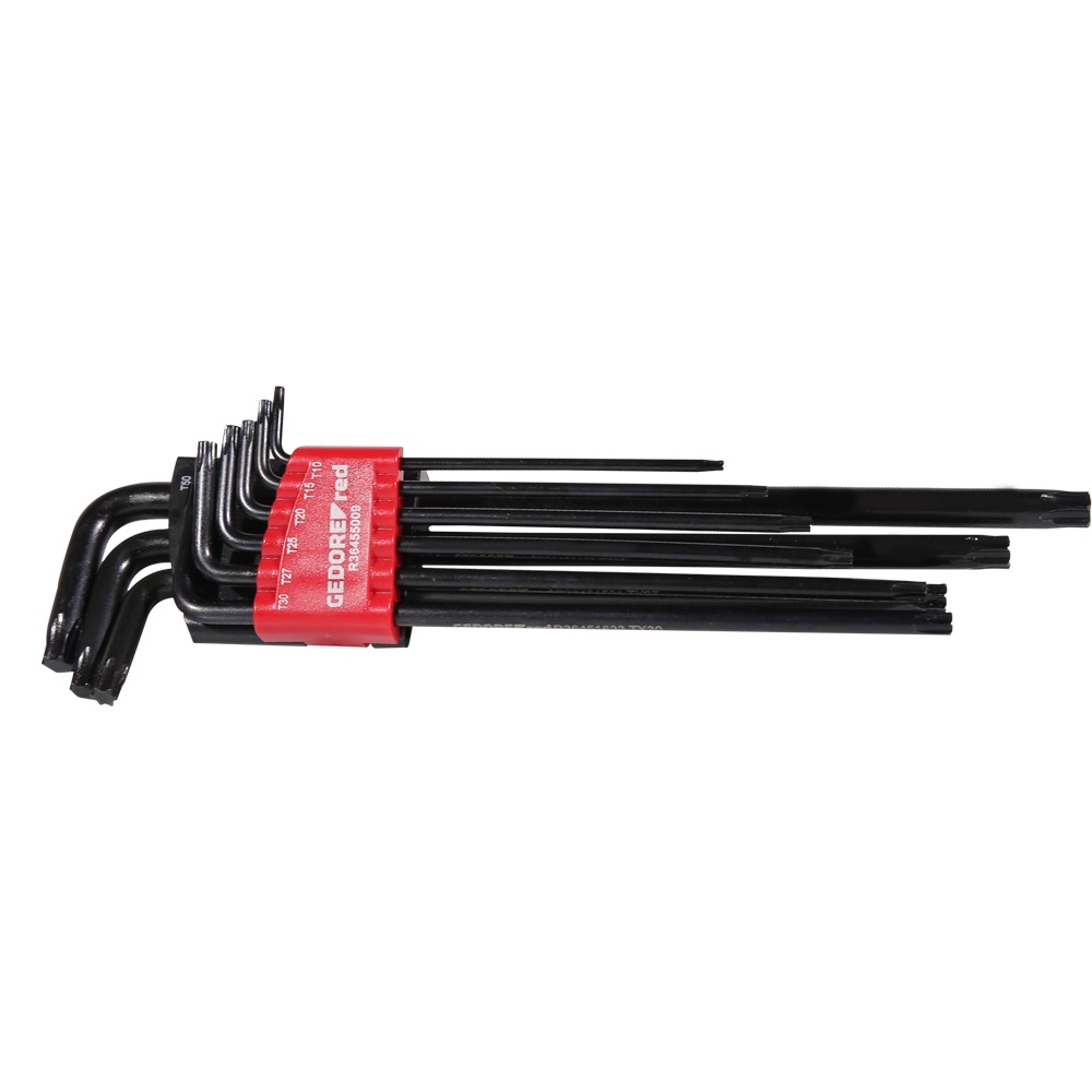 Jogo de chaves L Torx longas Gedore Red R36455009 — 9 peças T10 a T50