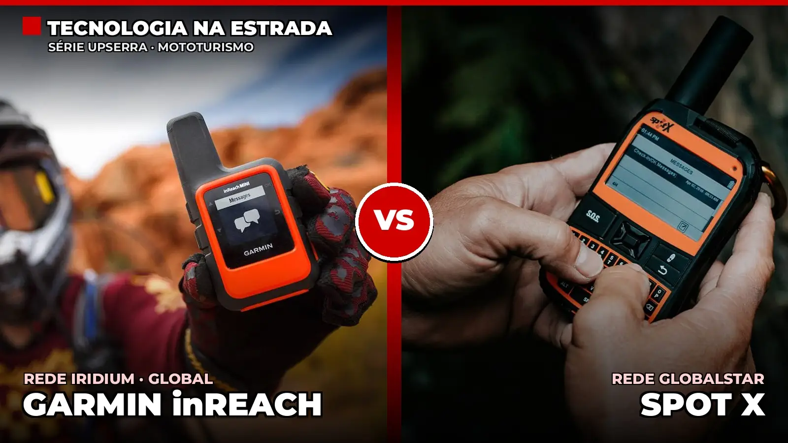 Comparativo Garmin inReach vs SPOT X — rastreadores de satelite